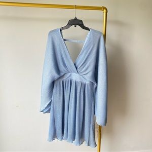 Harlyn Size M Ice Blue Sparkle and Shimmer Dress